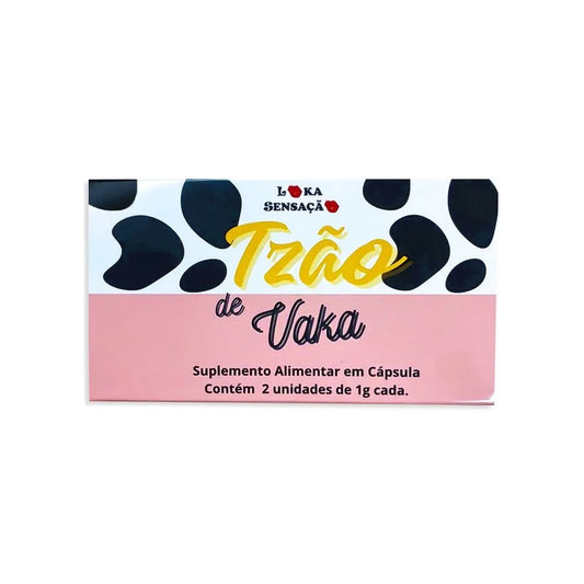 TZÃO DE VACA SUPLEMENTO ALIMENTAR EM CÁPSULA COM 2 UNIDADES LOKA SENSAÇÃO