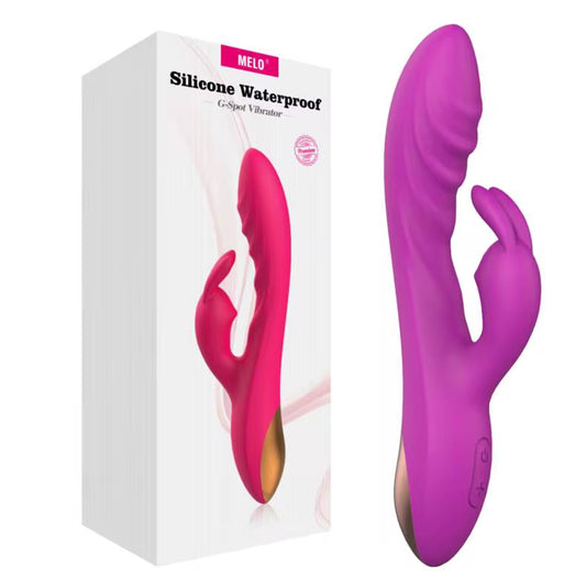 Vibrador Duplo Silicone Waterproof – Estímulo Clitoriano e Ponto G com Design Ergonômico