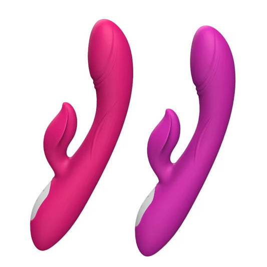 Vibrador Rabbit com Aquecimento e 12 Modos – Estimulação Dupla Premium