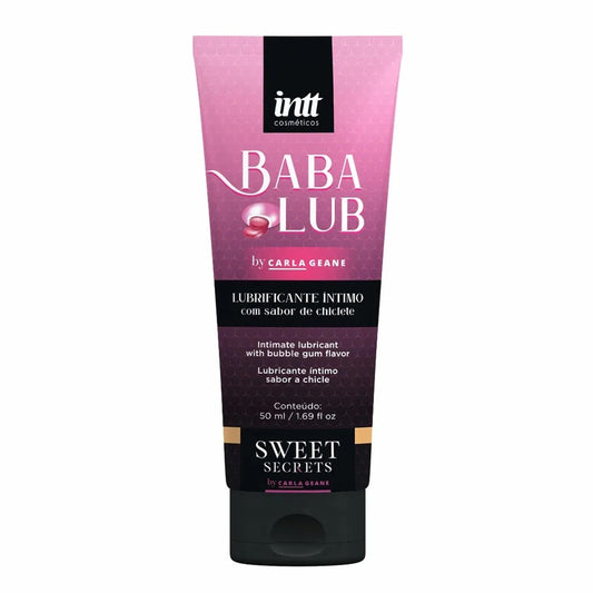 BABALUB LUBRIFICANTE BEIJÁVEL À BASE D'ÁGUA 50ML LINHA SWEET SECRETS INTT